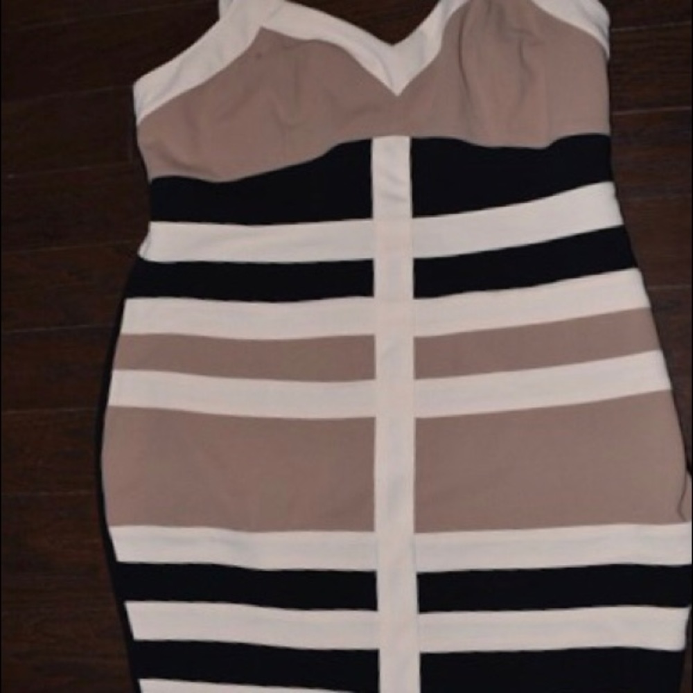 Colorblock Tank Bodycon Dress